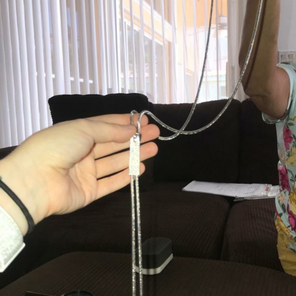Michael Kors zipper necklace
